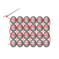 Square stitch diagram